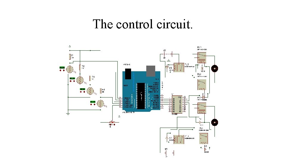The control circuit. The control circuit.