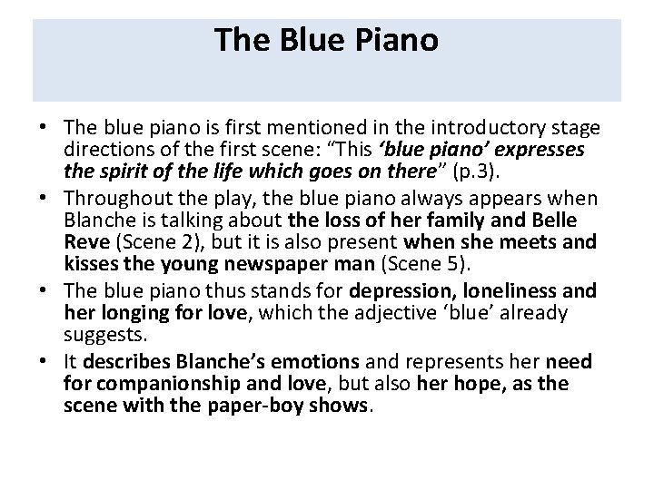 The Notion of Tragedy in A Streetcar Named