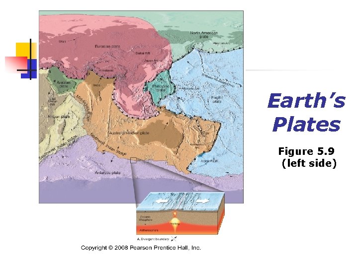 Earth’s Plates Figure 5. 9 (left side) 