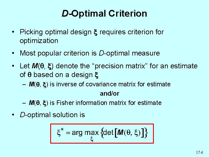 Slides For Introduction To Stochastic Search And Optimization