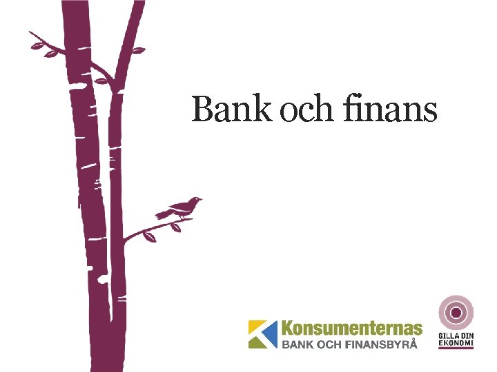 Bank och finans 