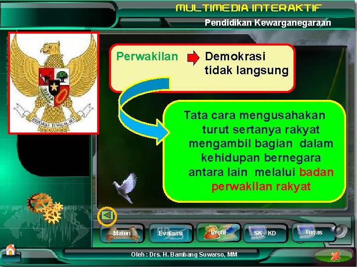 Pendidikan Kewarganegaraan Perwakilan Demokrasi tidak langsung Tata cara mengusahakan turut sertanya rakyat mengambil bagian