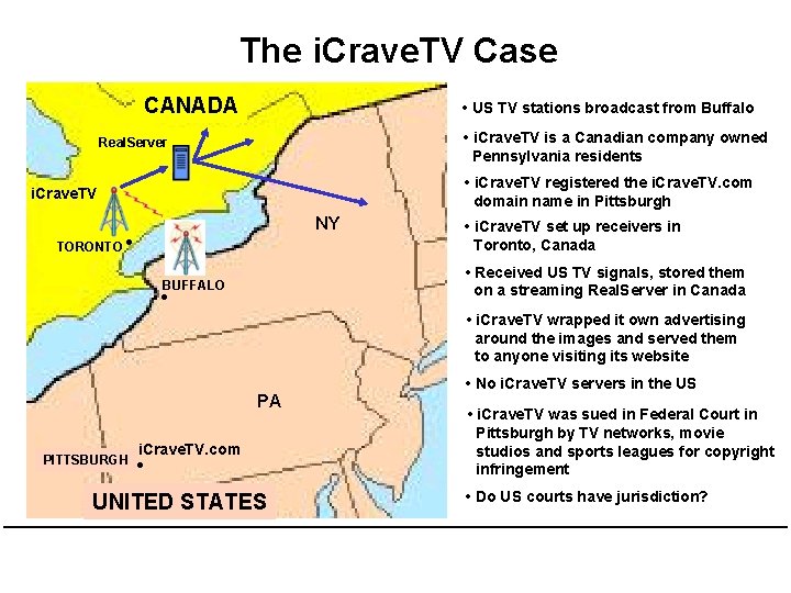 The i. Crave. TV Case CANADA • US TV stations broadcast from Buffalo •