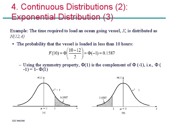 4. Continuous Distributions (2): Exponential Distribution (3) Example: The time required to load an 4. Continuous Distributions (2): Exponential Distribution (3) Example: The time required to load an