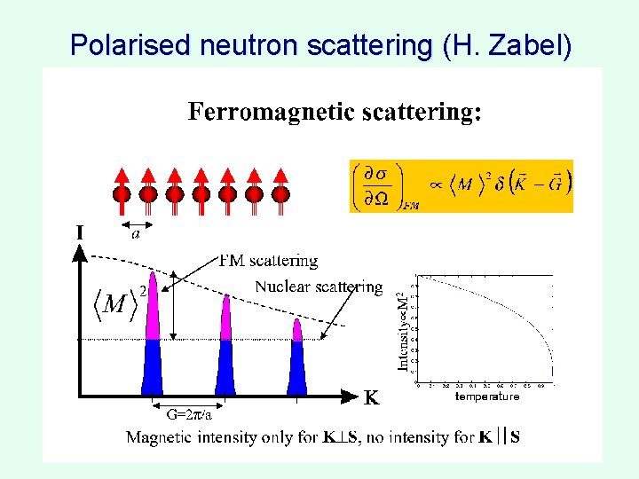 Polarised neutron scattering (H. Zabel) 