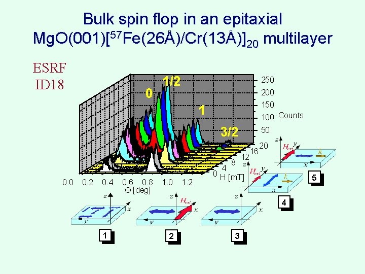 Bulk spin flop in an epitaxial Mg. O(001)[57 Fe(26Å)/Cr(13Å)]20 multilayer ESRF ID 18 0