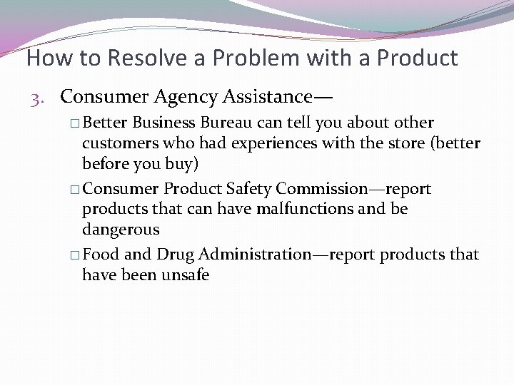 Consumer Education Chapter 7 Buying Goods and Services