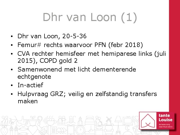 Dhr van Loon (1) • Dhr van Loon, 20 -5 -36 • Femur# rechts