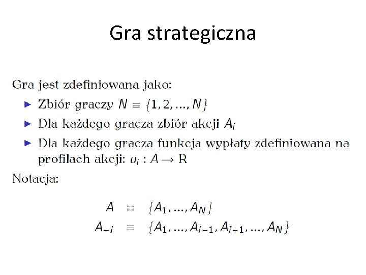 Gra strategiczna Gra strategiczna