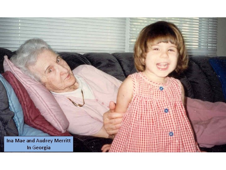 Ina Mae and Audrey Merritt In Georgia 