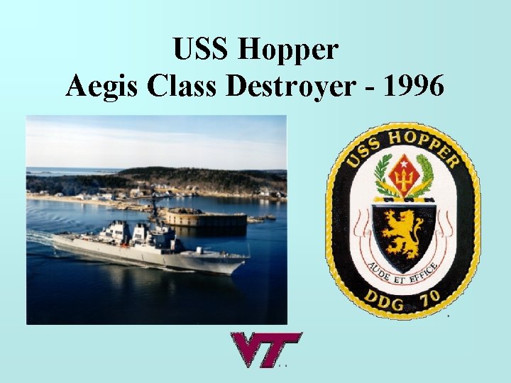 USS Hopper Aegis Class Destroyer - 1996 