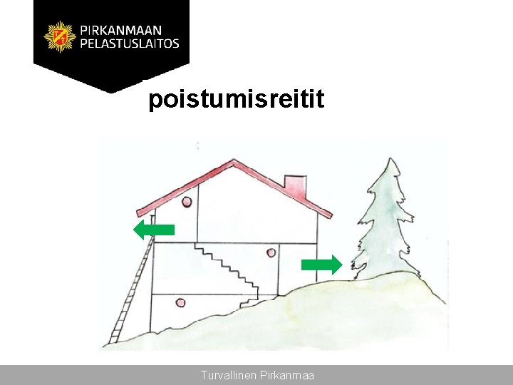 poistumisreitit Turvallinen Pirkanmaa 