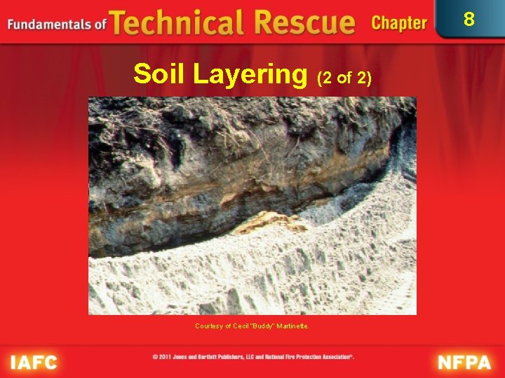 8 Soil Layering (2 of 2) Courtesy of Cecil “Buddy” Martinette. 