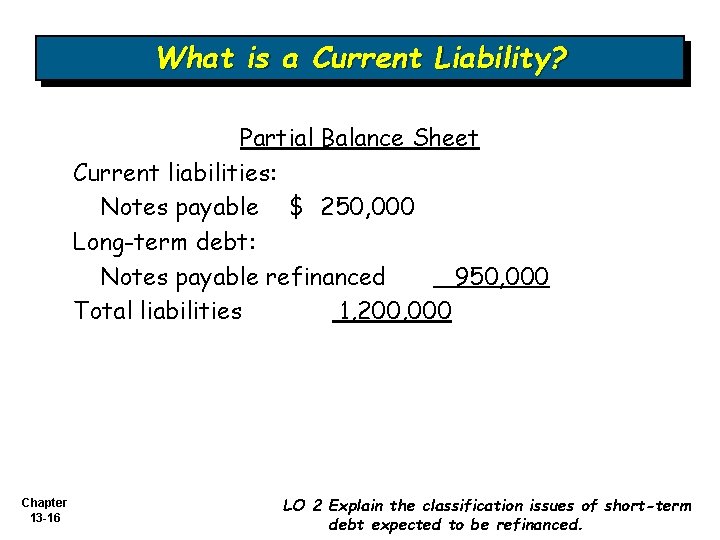 Current Liabilities and Contingencies Chapter 13 Intermediate Accounting