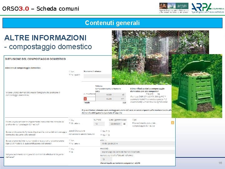 ORSO 3. 0 – Scheda comuni Contenuti generali ALTRE INFORMAZIONI - compostaggio domestico Roma,