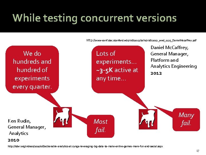 @HAStark While testing concurrent versions http: //www-conf. slac. stanford. edu/xldb 2012/talks/xldb 2012_wed_1125_Daniel. Mccaffrey. pdf