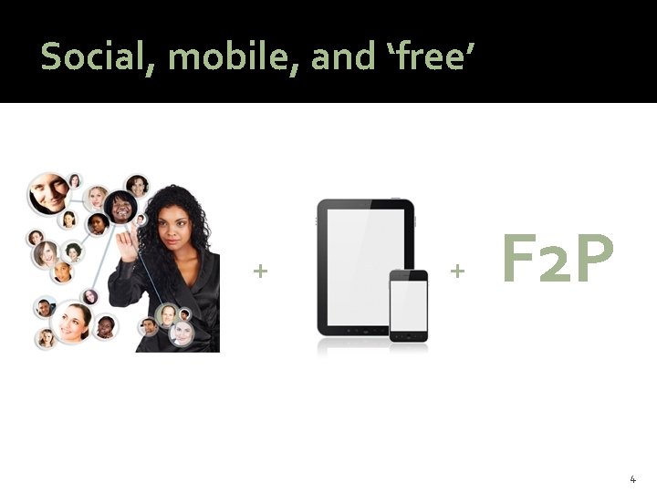 @HAStark Social, mobile, and ‘free’ + + F 2 P 4 