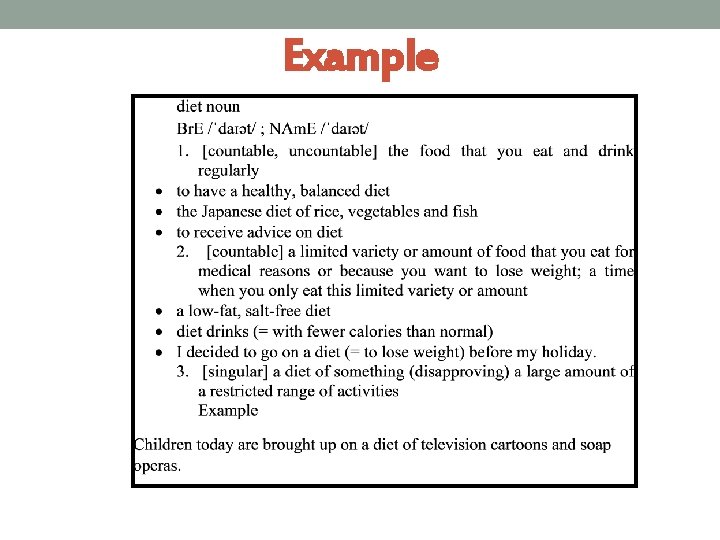 Example 
