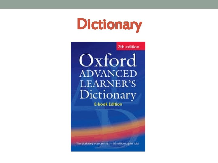 Dictionary 