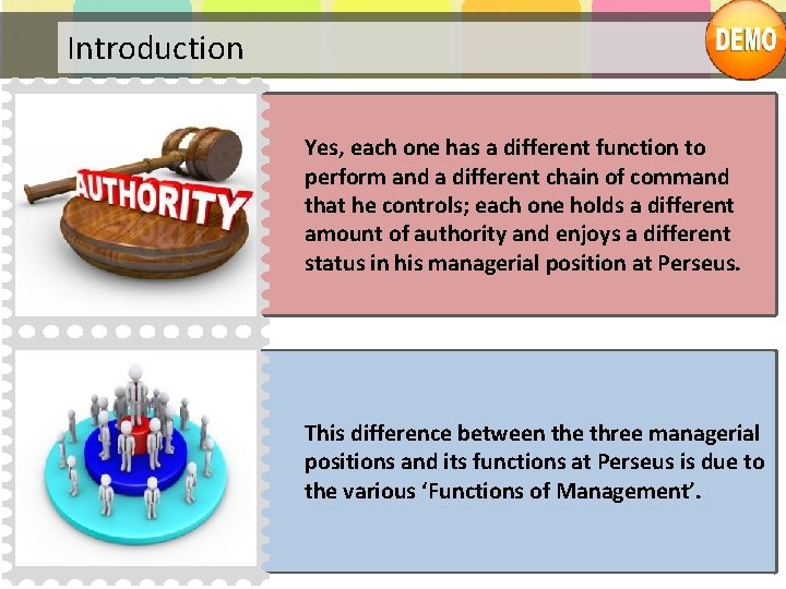 Introduction Yes, each one has a different function to perform and a different chain