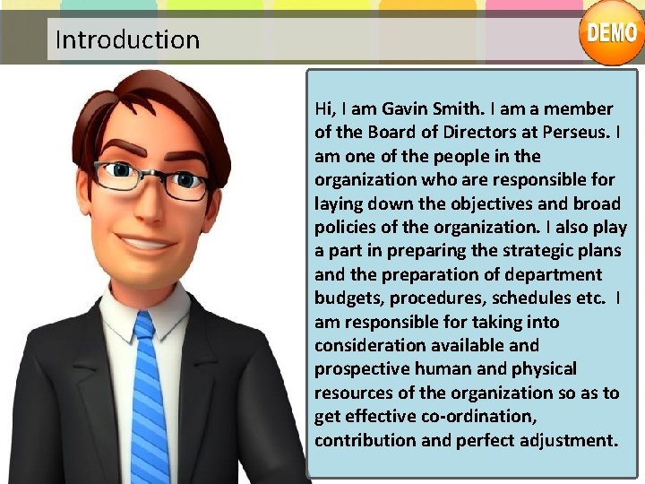 Introduction Hi, I am Gavin Smith. I am a member of the Board of