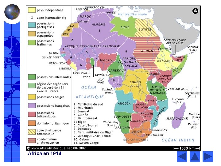 Africa en 1914 