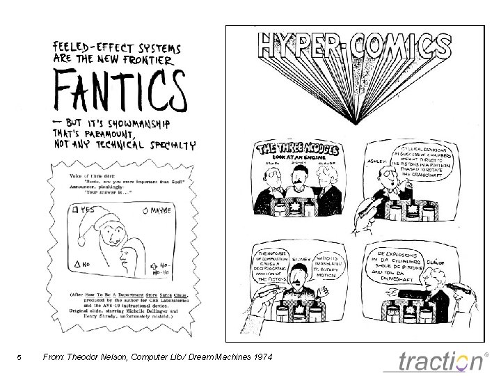 5 From: Theodor Nelson, Computer Lib / Dream Machines 1974 