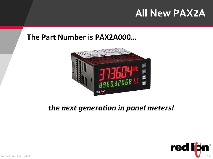 All New PAX 2 A The Part Number is PAX 2 A 000… the