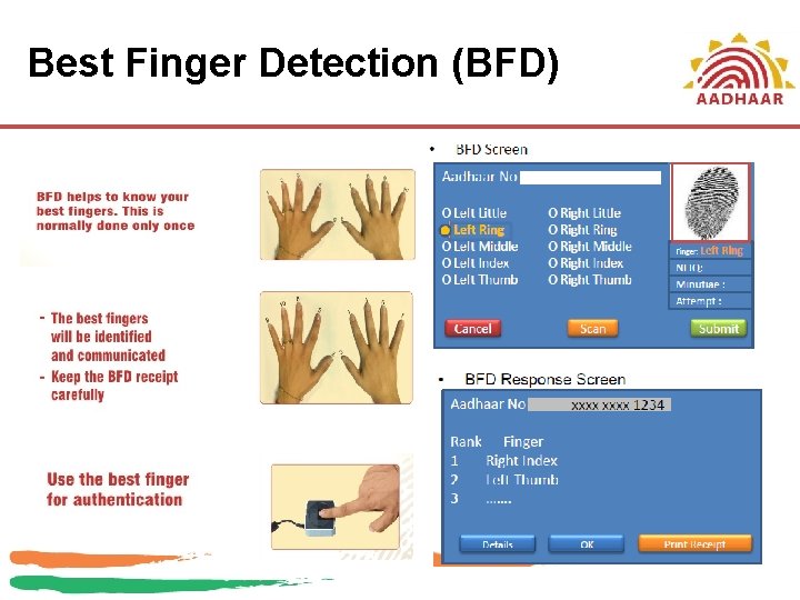 Best Finger Detection (BFD) 