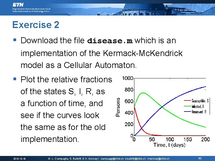 Exercise 2 § Download the file disease. m which is an implementation of the