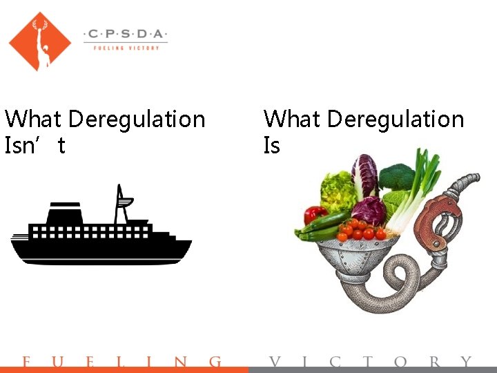 What Deregulation Isn’t What Deregulation Is 