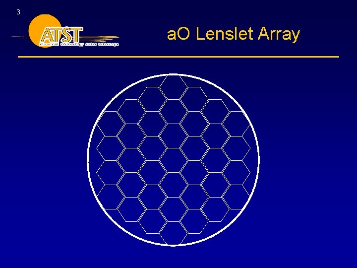 3 a. O Lenslet Array 