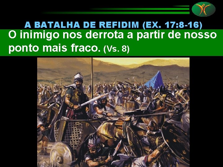 A BATALHA DE REFIDIM (EX. 17: 8 -16) O inimigo nos derrota a partir