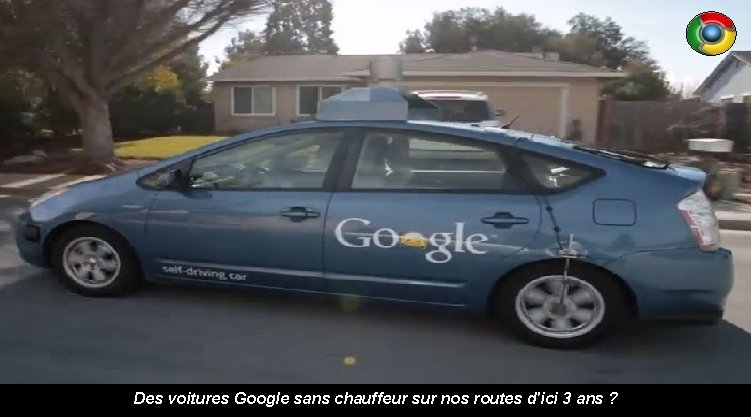 Des voitures Google sans chauffeur sur nos routes d'ici 3 ans ? 