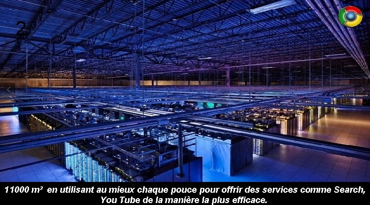 2 11000 m² en utilisant au mieux chaque pouce pour offrir des services comme