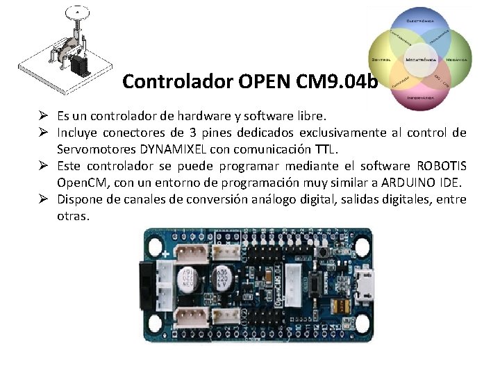 Controlador OPEN CM 9. 04 b Ø Es un controlador de hardware y software