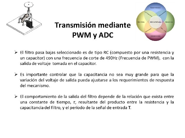 Transmisión mediante PWM y ADC 