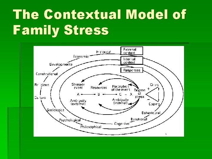 The Contextual Model of Family Stress 