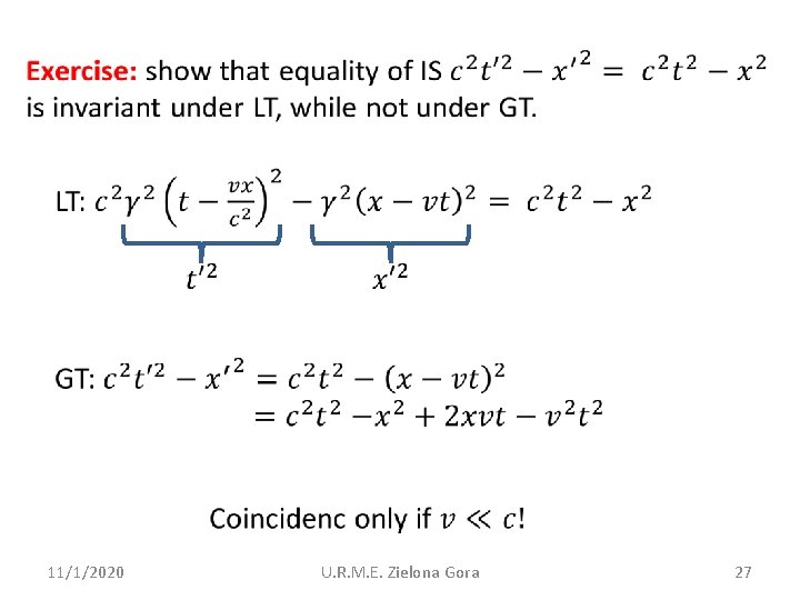  11/1/2020 U. R. M. E. Zielona Gora 27 