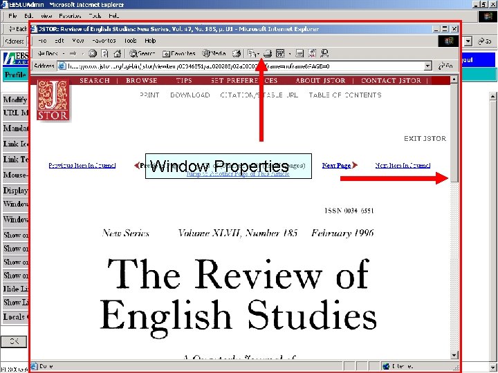 Window Name The ‘Window A check. Name’ box inisthe name ‘Display displayed New Window