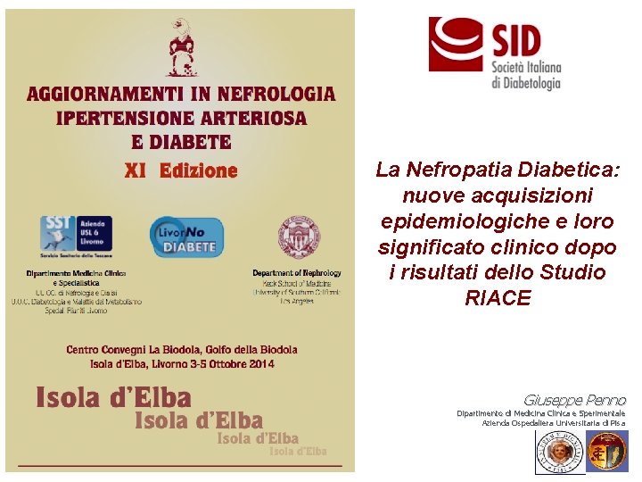 La Nefropatia Diabetica: nuove acquisizioni epidemiologiche e loro significato clinico dopo i risultati dello
