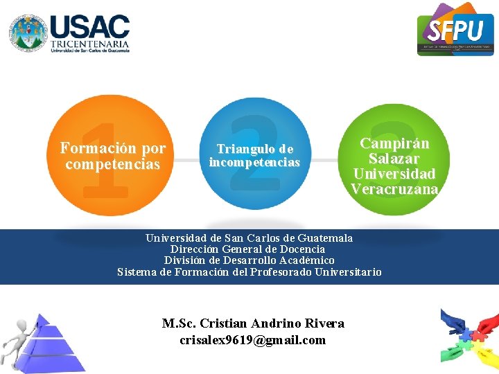 1 2 3 Formación por competencias Triangulo de incompetencias Campirán Salazar Universidad Veracruzana Universidad