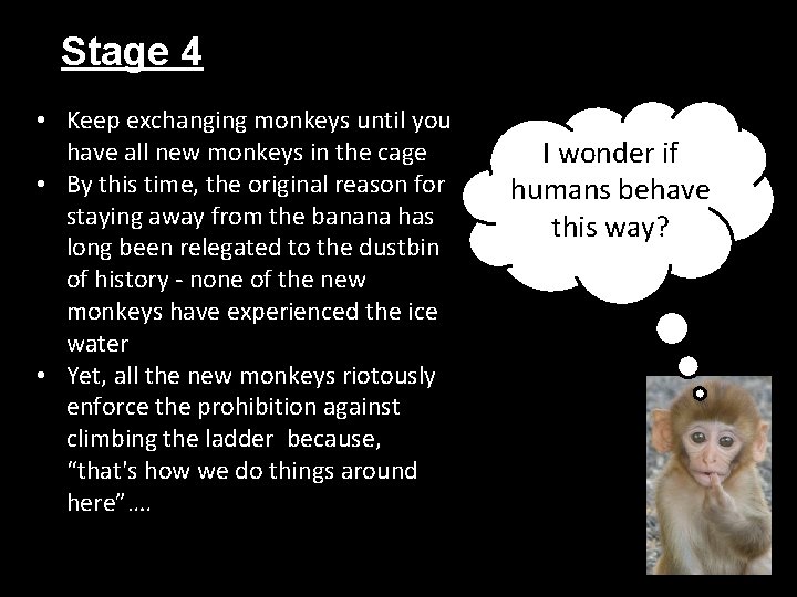Stage 4 • Keep exchanging monkeys until you have all new monkeys in the Stage 4 • Keep exchanging monkeys until you have all new monkeys in the
