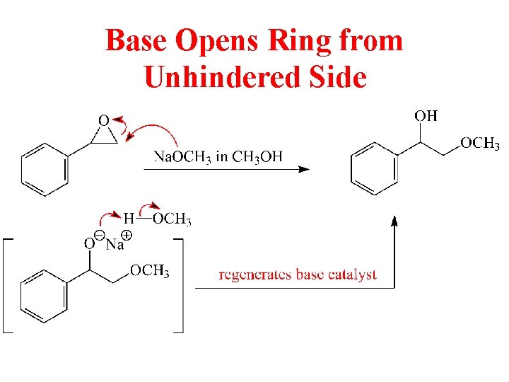 Base Opens Ring from Unhindered Side 
