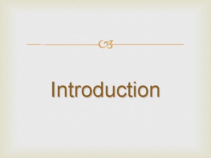  Introduction 