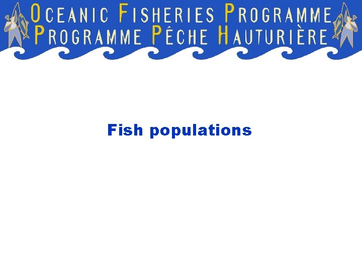 Fish populations 
