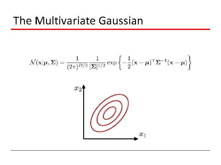 The Multivariate Gaussian 