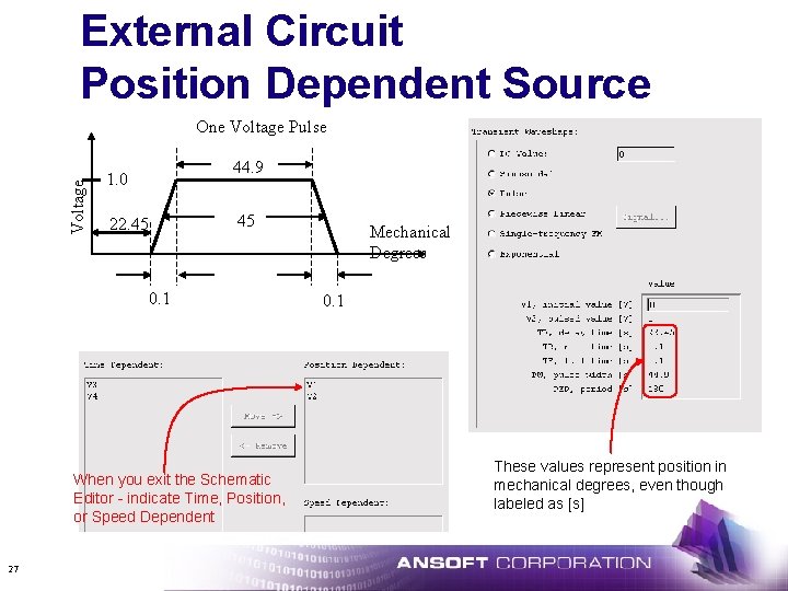 External Circuit Position Dependent Source Voltage One Voltage Pulse 44. 9 1. 0 22.