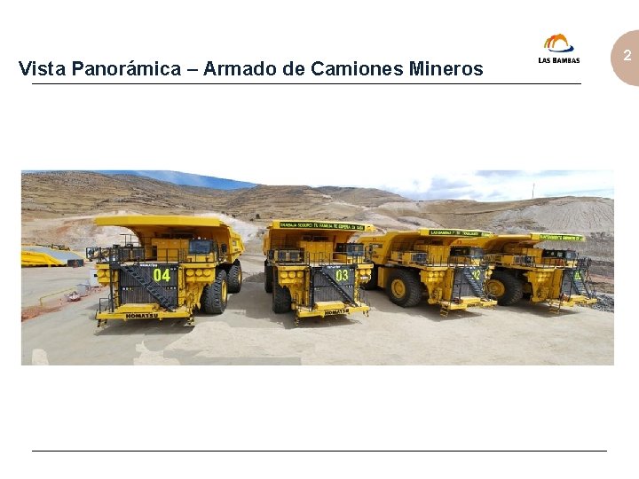 Vista Panorámica – Armado de Camiones Mineros 2 