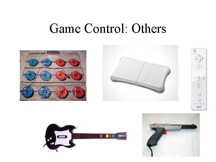 Game Control: Others 